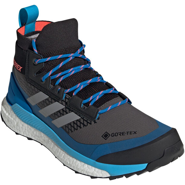 adidas TERREX Free Hiker Gore-Tex Chaussures de randonnée Homme, gris/bleu