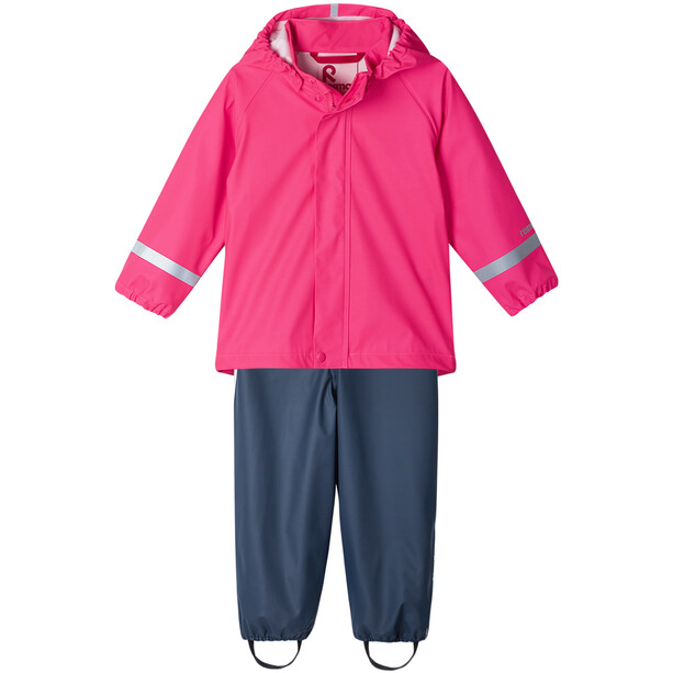 Reima Tihku Regen-Outfit Kinder pink