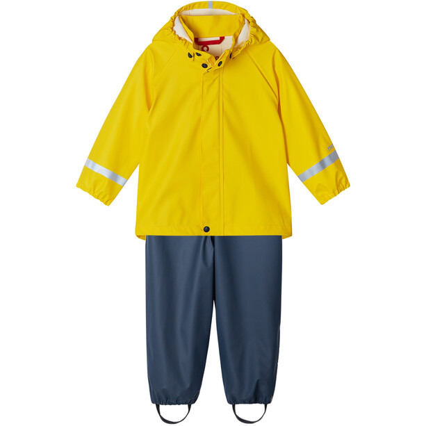 Reima Tihku Rain Outfit Kids yellow