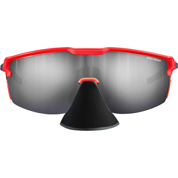 Julbo Ultimate Cover Spectron 4 Okulary przeciwsłoneczne, szary/czerwony