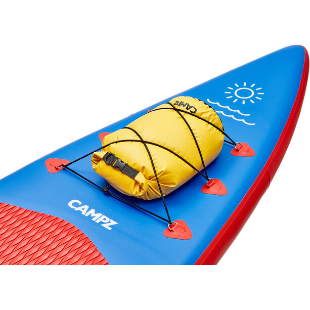 CAMPZ Racing Inflatable SUP Set, sininen/oranssi