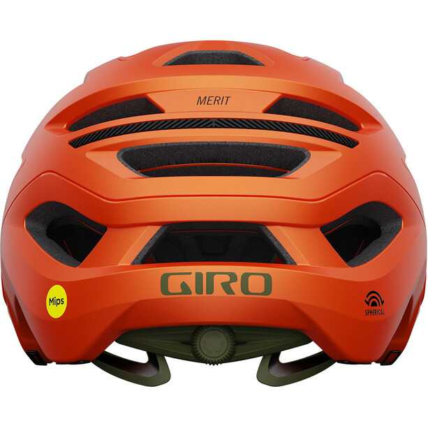 Giro Merit Spherical Kask, pomarańczowy
