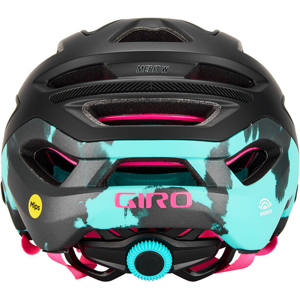 Giro Merit Spherical Helm Dames, zwart/turquoise