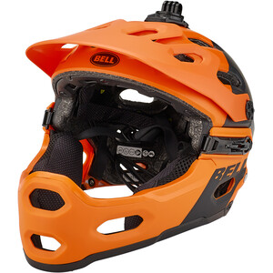 Bell Super 3R MIPS Helm orange/schwarz orange/schwarz