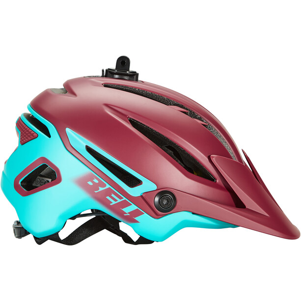 Bell Sixer MIPS Fietshelm, rood/turquoise