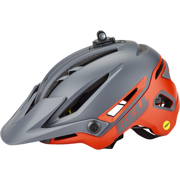 Bell Sixer MIPS Casque, gris/rouge