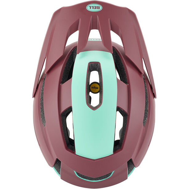 Bell 4Forty Air MIPS Helm, rood/turquoise