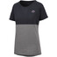 IXS Flow Mountain T-shirt tech à manches courtes Femme, noir/gris