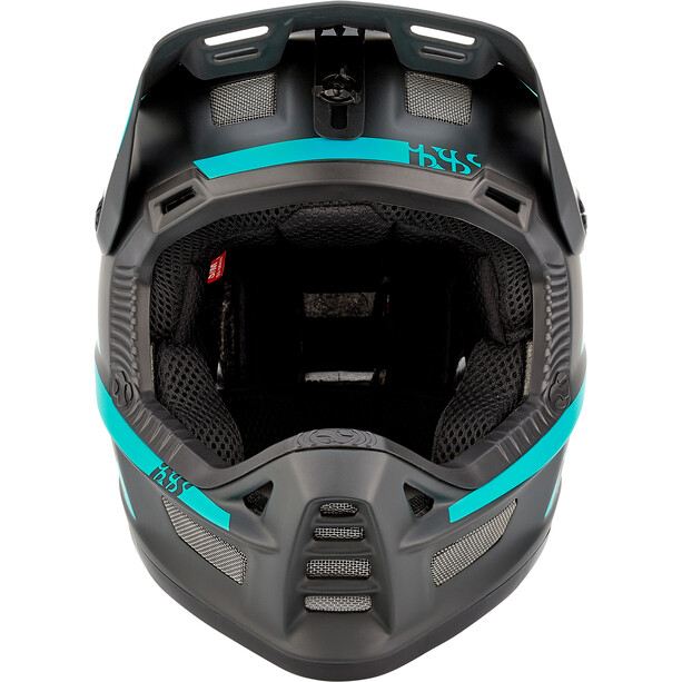 IXS Xult DH Helm, zwart/turquoise