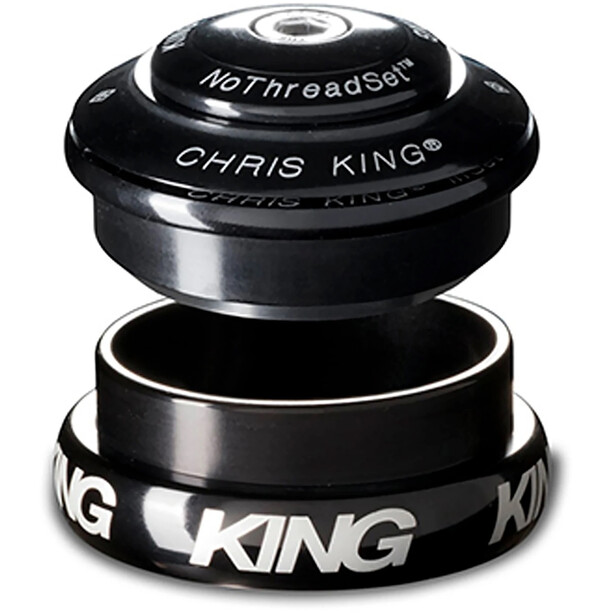 Chris King InSet I8 Zestaw słuchawkowy Stożkowy GripLock 1 1/8-1 1/4" ZS44/28.6 | EC44/33, czarny