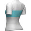 Compressport Triathlon Postural T-shirt met Halve Rits Dames, wit