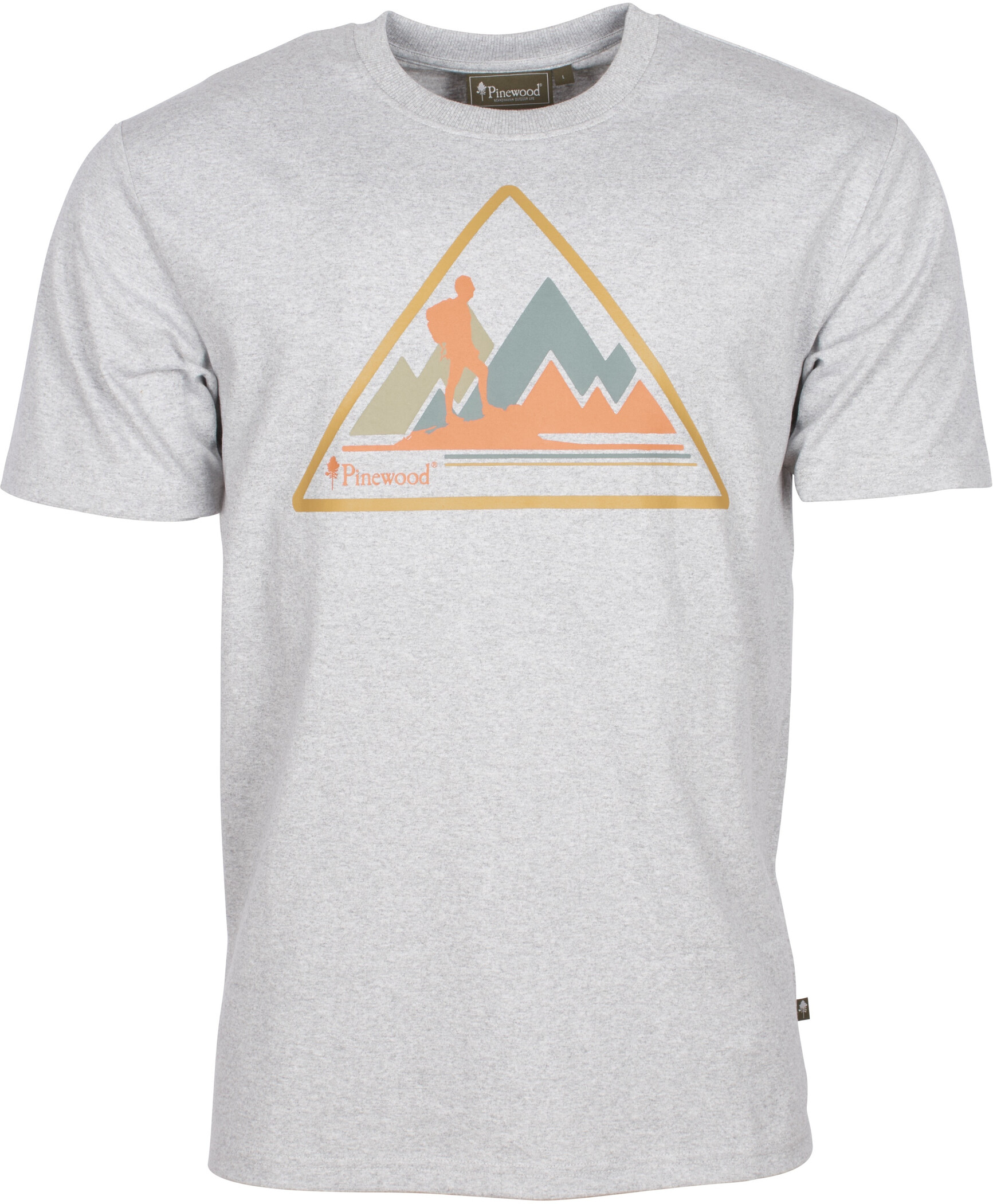 Pinewood Outdoor Trekker T-Shirt Herren grau