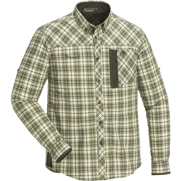 Pinewood Wolf Insect-Safe Shirt Herren grün/braun