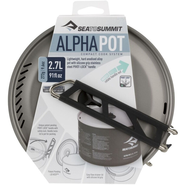 Sea to Summit Alpha Pot 2.7l, grijs