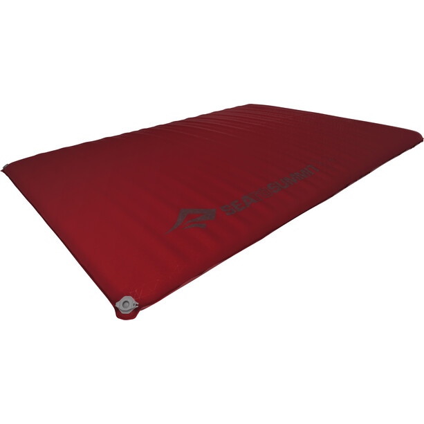 Sea to Summit Comfort Plus Estera autoinflable Doble Ancho, rojo