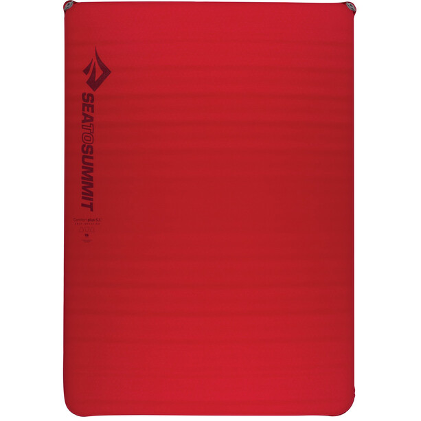 Sea to Summit Comfort Plus Self Inflating Mat Double Wide, rojo