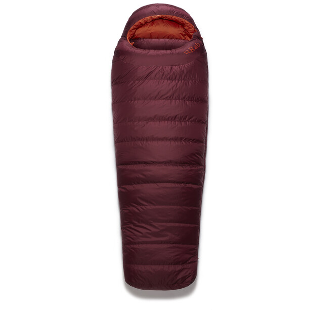 Rab Ascent 900 Schlafsack Regular Damen rot