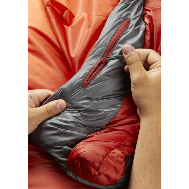 Rab Solar Eco 4 Schlafsack Regular rot