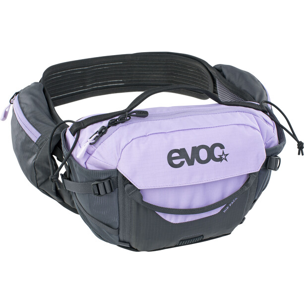 EVOC Hip Pack Pro 3l + réservoir d'hydratation 1,5l, violet/gris