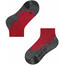 Falke TK2 Korte sokken Kinderen, rood/grijs
