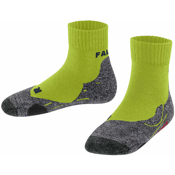 Falke TK2 Kurze Socken Kinder grün/grau
