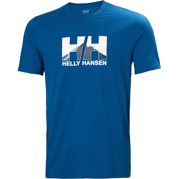 Helly Hansen Nord Graphic T-paita Miehet, sininen