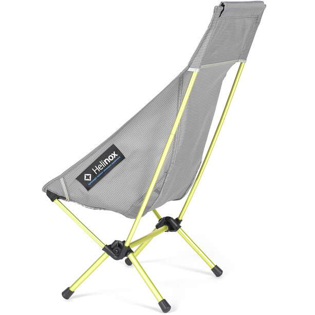 Helinox Chair Zero High Back, grå/gul
