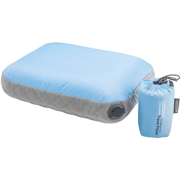 Cocoon Air-Core Pillow Ultralight 42x21x11cm light blue/grey
