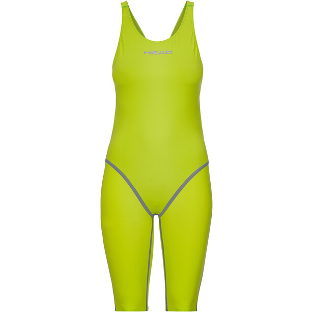 Head Liquidfire Power Xt Open Back Swimsuit Women, żółty