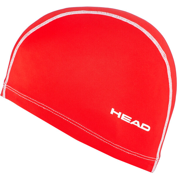 Head Nylon Spandex Cap red