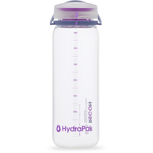 Hydrapak Recon Borraccia 750ml, trasparente/viola trasparente/viola