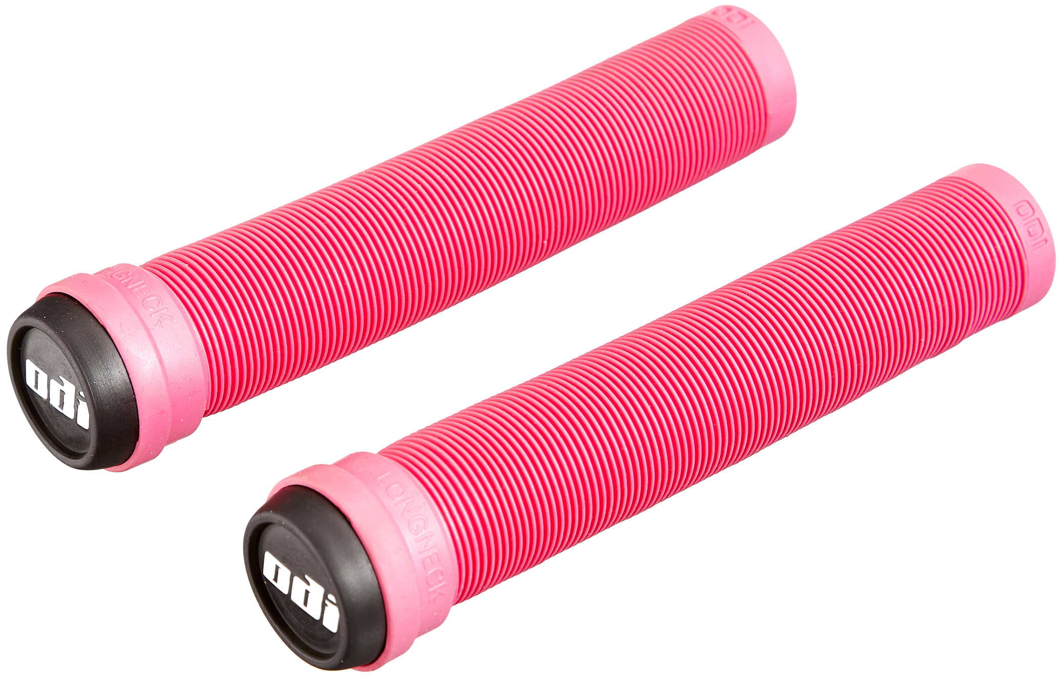 ODI "O" PURPLE FLANGED BMX BICYCLE SCOOTER FIXED GRIPS 