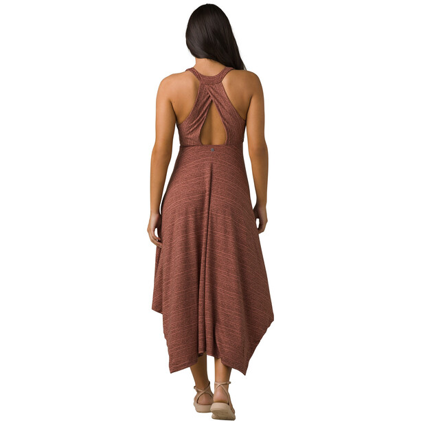 Prana Saxon Vestido Mujer, marrón