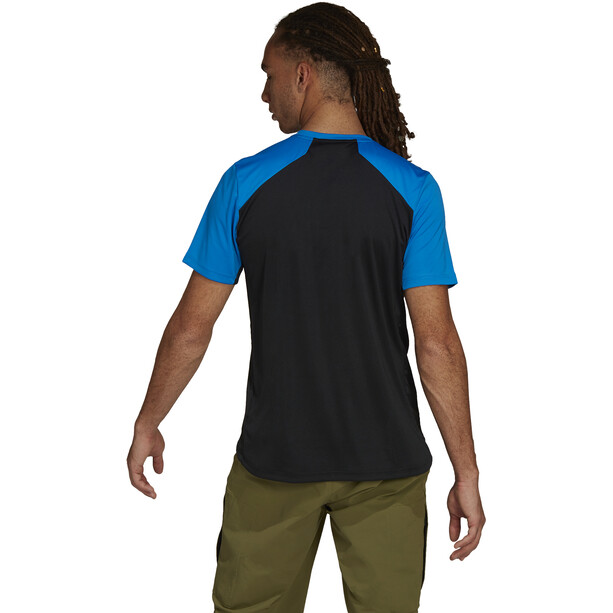adidas Five Ten 5.10 TrailX T-shirt Homme, noir/bleu