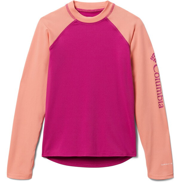 Columbia Sandy Shores LS Sunguard Shirt Kids pink/violett