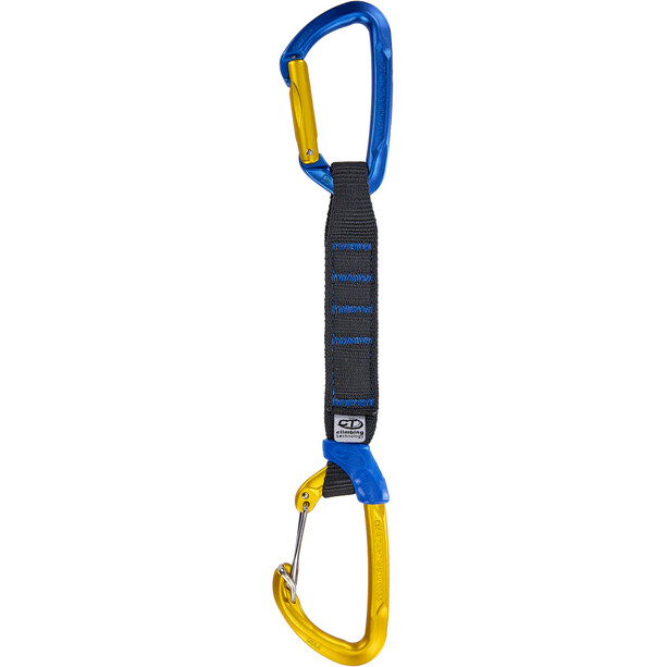 Climbing Technology Berry Pro Dégaine d’escalade NY 17cm, bleu/jaune