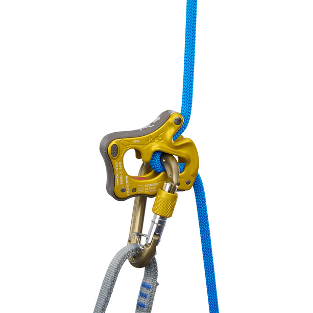 Climbing Technology Click Up Dispositivo di assicurazione arrampicata, giallo/grigio