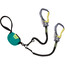 Climbing Technology Hook-It Compact Set Via Ferrata, nero/verde