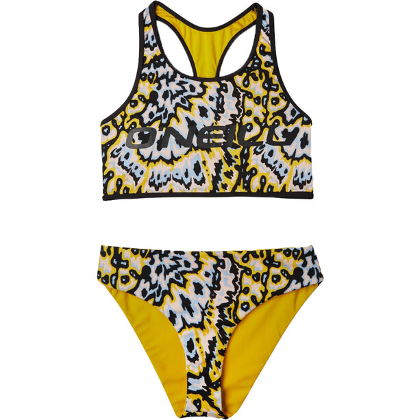 O'Neill Active Bikini Meisjes, geel/bont