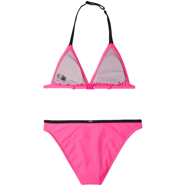 O'Neill Essential Triangle Bikini Ragazza, rosa