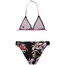 O'Neill Venice Beach Party Bikini Niñas, negro/Multicolor