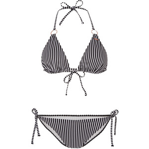 O'Neill Capri Bondey Fixed Essentials Bikini Femme, noir/blanc