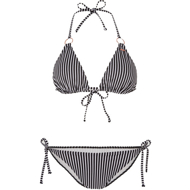 O'Neill Capri Bondey Fixed Essentials Bikini Women, noir/blanc