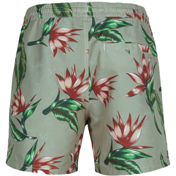 O'Neill Floral Shorts Homme, vert/Multicolore