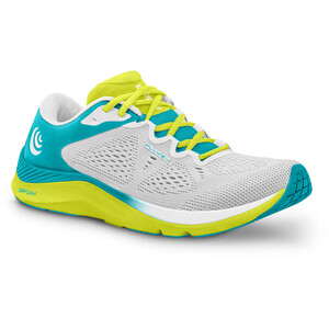 Topo Athletic Fli-Lyte 4 Chaussures de course Homme, blanc/turquoise blanc/turquoise