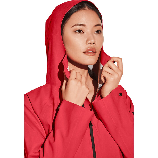 Jack Wolfskin Stormshell Giacca Donna, rosso
