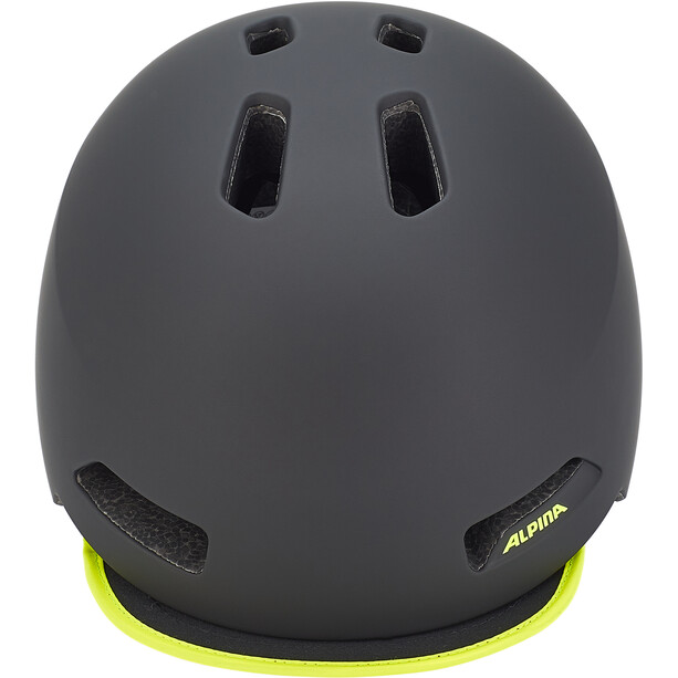 Alpina Brooklyn Helm schwarz/gelb