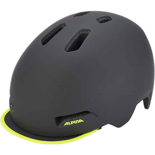 Alpina Brooklyn Helm schwarz/gelb