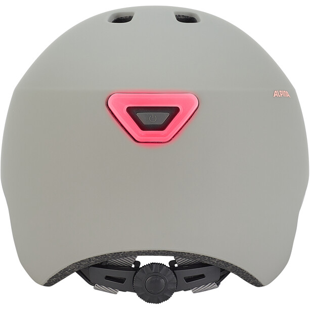 Alpina Brooklyn Helm, grijs/roze