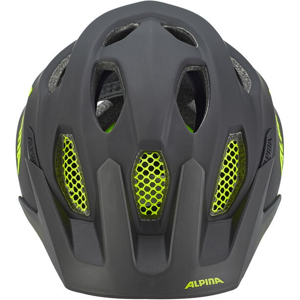 Alpina Carapax Flash Helm Jugend schwarz/gelb